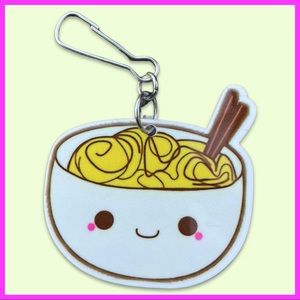 Kawaii Bowl of Ramen Noodles Keychain